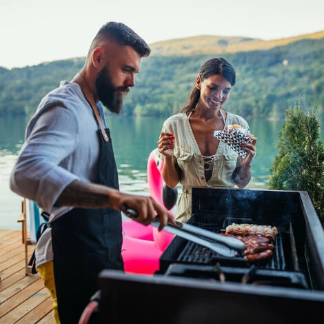 Relaxdays Pince De Cuisine En Inox Pince à Barbecue En Acier Inoxydable Grillade Saucisse Salade 38 Cm, Argent 4 Relaxdays Pince De Cuisine En Inox Pince à Barbecue En Acier Inoxydable Grillade Saucisse Salade 38 Cm, Argent – Image 4