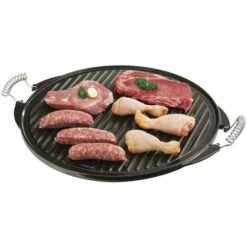VAELLO Plancha En Fonte émaillée Diamètre 32 Cm -Accessoires de barbecue Soldes 11562 3