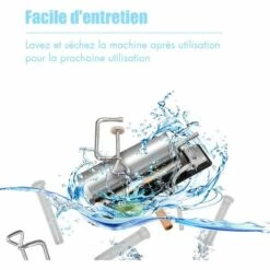 COSTWAY Machine à Saucisse Poussoir à Saucisse 4 Tubes Différantes Viande Hachée En Acier Inoxydable Hachoir à Viande Manuel 3 , 6 L 9 COSTWAY Machine à Saucisse Poussoir à Saucisse 4 Tubes Différantes Viande Hachée En Acier Inoxydable Hachoir à Viande Manuel 3 , 6 L -Accessoires de barbecue Soldes 11725639 5