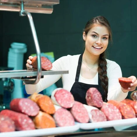 COSTWAY Poussoir à Saucisses Viande 4.8L Machine à Saucisse Remplissage De Saucisse En Acier Inoxydable Avec 4 X Tubes 4 COSTWAY Poussoir à Saucisses Viande 4.8L Machine à Saucisse Remplissage De Saucisse En Acier Inoxydable Avec 4 X Tubes – Image 4