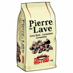 LA FORESTIERE DU NORD Pierre De Lave Pour Barbecue 4 Kg Ref 404
