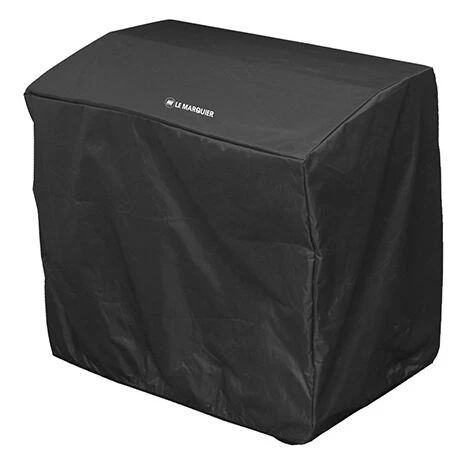 Housse Le Marquier Pour Planchas Et Barbecues 60 Cm Sur Desserte Avec Tablettes - Noir 2 Housse Le Marquier Pour Planchas Et Barbecues 60 Cm Sur Desserte Avec Tablettes - Noir – Image 2