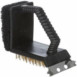 Accessoires de barbecue Soldes 26 Secret De Gourmet - Brosse De Nettoyage Pour Grille De Barbecue - Noir