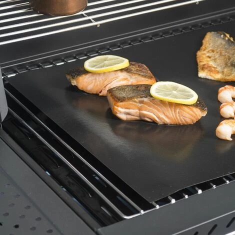 DURANDAL Tapis Cuisson Barbecue | Tapis Cuisson Pour Barbecue Et Four | Tapis De Barbecue Pour Tous Les Aliments - Noir 4 DURANDAL Tapis Cuisson Barbecue | Tapis Cuisson Pour Barbecue Et Four | Tapis De Barbecue Pour Tous Les Aliments - Noir – Image 4