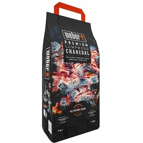 Sac De Charbon De Bois Weber - 5 Kg 1 Sac De Charbon De Bois Weber - 5 Kg