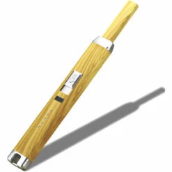 FISHTEC SOLDELA® Briquet Rechargeable USB - Arc Impulsion Eléctrique - Motif Bois