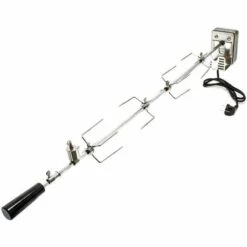 WILTEC Broche BBQ 110cm 230V En Acier Affiné 2 Fourches Incluses Tournebroche Masselotte D'équilibrage 7 WILTEC Broche BBQ 110cm 230V En Acier Affiné 2 Fourches Incluses Tournebroche Masselotte D'équilibrage -Accessoires de barbecue Soldes 13401268 3