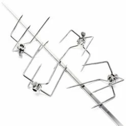 WILTEC Broche BBQ 110cm 230V En Acier Affiné 2 Fourches Incluses Tournebroche Masselotte D'équilibrage 9 WILTEC Broche BBQ 110cm 230V En Acier Affiné 2 Fourches Incluses Tournebroche Masselotte D'équilibrage -Accessoires de barbecue Soldes 13401268 5