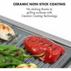 Klarstein Buffalo Grill Contact Pour Panini 2000W- Inox Argent & Noir 9 Klarstein Buffalo Grill Contact Pour Panini 2000W- Inox Argent & Noir -Accessoires de barbecue Soldes 13733524 5