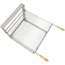 QEM Grille Et Support Vesta Pour Cheminée Ou Barbecue Petit Modèle