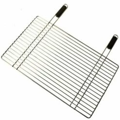 OUTILS ET NATURE Grille Pour Barbecue En Acier Chromé 40 X 68 Cm