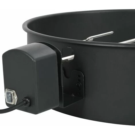 VidaXL Kit D'anneau De Rôtissoire De Barbecue 57 Cm Noir - Noir 3 VidaXL Kit D'anneau De Rôtissoire De Barbecue 57 Cm Noir - Noir – Image 3