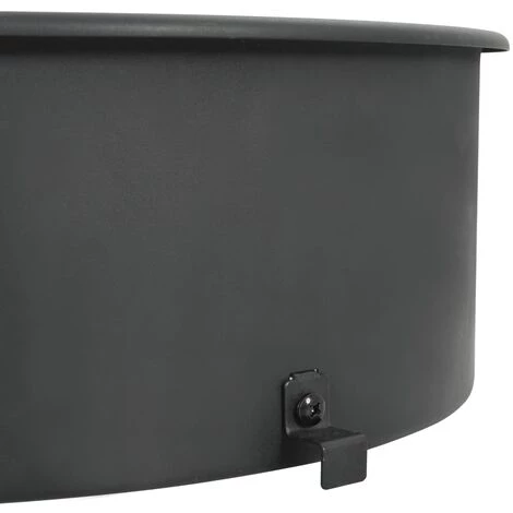 VidaXL Kit D'anneau De Rôtissoire Barbecue 47 Cm Noir - Noir 4 VidaXL Kit D'anneau De Rôtissoire Barbecue 47 Cm Noir - Noir – Image 4