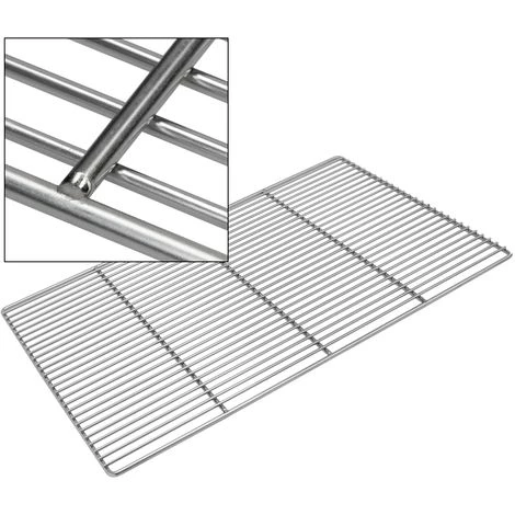 ECD GERMANY Grille De Barbecue BBQ Avec Double Manche Dimension 60x40cm En Acier Inoxydable 4 ECD GERMANY Grille De Barbecue BBQ Avec Double Manche Dimension 60x40cm En Acier Inoxydable – Image 4