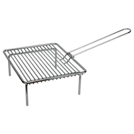 PISLA Grille Barbecue Pour Foyer Fermé - Sur Pieds - 30 X 25 Cm 1 PISLA Grille Barbecue Pour Foyer Fermé - Sur Pieds - 30 X 25 Cm