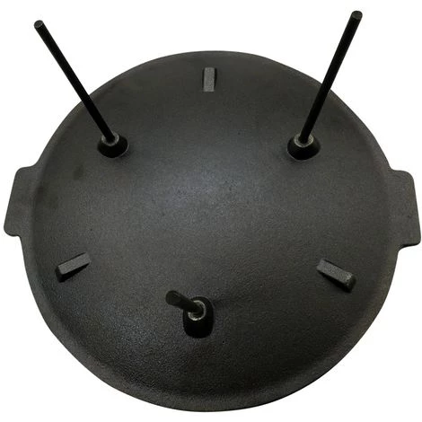 MUCOLA 45CM Ø Grille En Fonte Ronde Fixation De La Grille Plaque Grillagée 3 MUCOLA 45CM Ø Grille En Fonte Ronde Fixation De La Grille Plaque Grillagée – Image 3