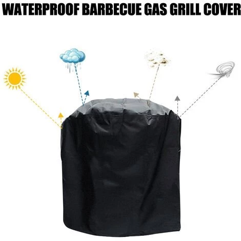 ASUPERMALL Housse De Barbecue En Tissu Oxford 210D Noir Recouvert D'Argent, Imperméable, Résistante, Indéchirable Et Anti-Poussière, Adaptée Pour BBQ, Gril à Gaz, Gril Électrique Au Charbon, XXS, 71*73cm 4 ASUPERMALL Housse De Barbecue En Tissu Oxford 210D Noir Recouvert D'Argent, Imperméable, Résistante, Indéchirable Et Anti-Poussière, Adaptée Pour BBQ, Gril à Gaz, Gril Électrique Au Charbon, XXS, 71*73cm – Image 4