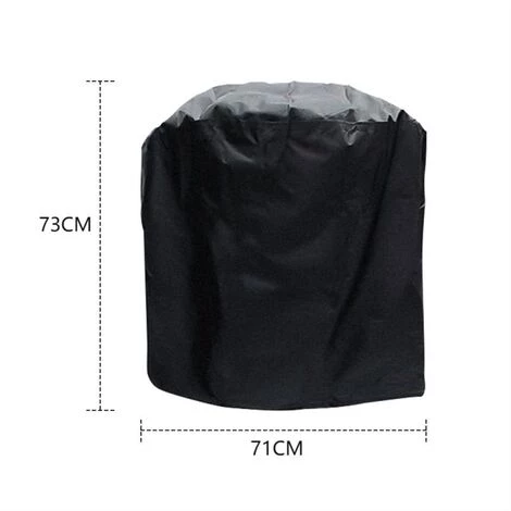 ASUPERMALL Housse De Barbecue En Tissu Oxford 210D Noir Recouvert D'Argent, Imperméable, Résistante, Indéchirable Et Anti-Poussière, Adaptée Pour BBQ, Gril à Gaz, Gril Électrique Au Charbon, XXS, 71*73cm 5 ASUPERMALL Housse De Barbecue En Tissu Oxford 210D Noir Recouvert D'Argent, Imperméable, Résistante, Indéchirable Et Anti-Poussière, Adaptée Pour BBQ, Gril à Gaz, Gril Électrique Au Charbon, XXS, 71*73cm – Image 5