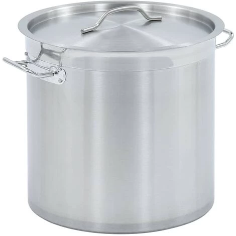 VidaXL Marmite 25 L 32x32 Cm Acier Inoxydable - Argent 1 VidaXL Marmite 25 L 32x32 Cm Acier Inoxydable - Argent