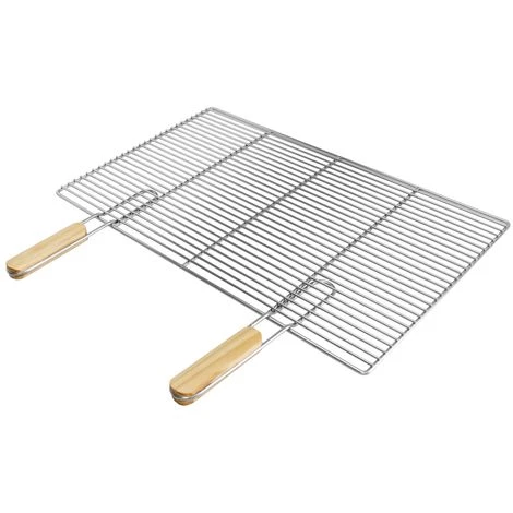 ECD GERMANY Grille De Barbecue BBQ Avec Double Manche Dimension 67x40cm En Acier Inoxydable 1 ECD GERMANY Grille De Barbecue BBQ Avec Double Manche Dimension 67x40cm En Acier Inoxydable