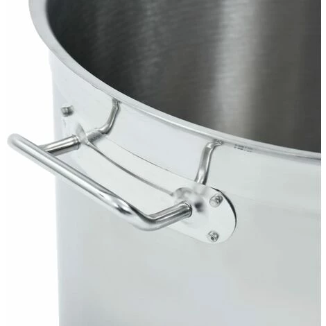 VidaXL Marmite 33 L 35x35 Cm Acier Inoxydable - Argent 5 VidaXL Marmite 33 L 35x35 Cm Acier Inoxydable - Argent – Image 5