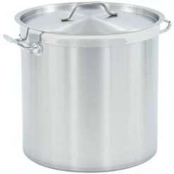 VidaXL Marmite 50 L 40x40 Cm Acier Inoxydable - Argent