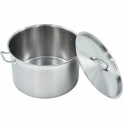 VidaXL Marmite 58 L 50x30 Cm Acier Inoxydable - Argent -Accessoires de barbecue Soldes 18053847 3