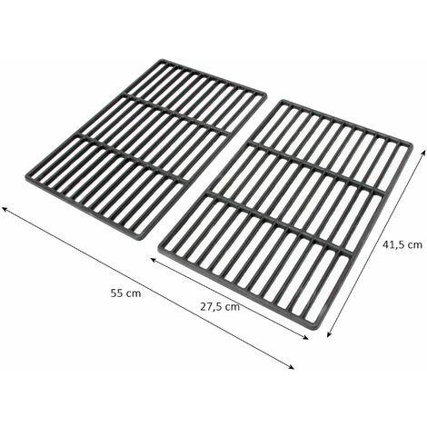 BBQ-TORO Set De 2 Grilles En Fonte | 41,5 X 27 Cm | | Pour Black Oak, Tepro Toronto 2 BBQ-TORO Set De 2 Grilles En Fonte | 41,5 X 27 Cm | | Pour Black Oak, Tepro Toronto – Image 2