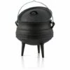 BBQ-Toro Potjie #1 Avec Pieds | 3 Litres | Chaudron De Sorcière En Fonte | Pot