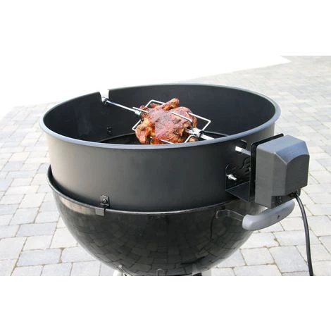 BBQ-Toro Set De Broche à Barbecue | Pour Barbecue à Boules De 57 Cm | Avec Moteur 3 BBQ-Toro Set De Broche à Barbecue | Pour Barbecue à Boules De 57 Cm | Avec Moteur – Image 3