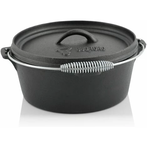BBQ-Toro Dutch Oven Set | 8 Pièces | Avec Boîte En Bois 4 BBQ-Toro Dutch Oven Set | 8 Pièces | Avec Boîte En Bois – Image 4