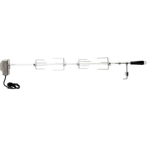BBQ-Toro Set De Brochettes Pour Grill | 100 Cm | 4 Aiguilles à Viande Et Moteur En Acier Inoxydable 2 BBQ-Toro Set De Brochettes Pour Grill | 100 Cm | 4 Aiguilles à Viande Et Moteur En Acier Inoxydable – Image 2