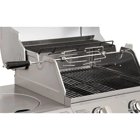 BBQ-Toro Set De Brochettes Pour Grill | 100 Cm | 4 Aiguilles à Viande Et Moteur En Acier Inoxydable 4 BBQ-Toro Set De Brochettes Pour Grill | 100 Cm | 4 Aiguilles à Viande Et Moteur En Acier Inoxydable – Image 4