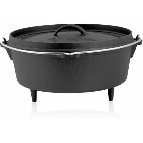 BBQ-Toro Dutch Oven Kit Dans Une Boîte En Bois | 6 Pièces | Ensemble De Cuisson En Fonte 4 BBQ-Toro Dutch Oven Kit Dans Une Boîte En Bois | 6 Pièces | Ensemble De Cuisson En Fonte – Image 4