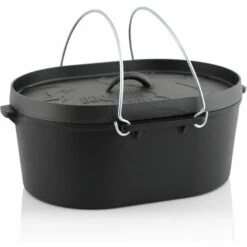 BBQ-Toro Dutch Oven DO10 | 9,3 Litres | Marmite En Fonte Sans Pieds | Déjà Brûlé | Rôtissoire 10 QT 5 BBQ-Toro Dutch Oven DO10 | 9,3 Litres | Marmite En Fonte Sans Pieds | Déjà Brûlé | Rôtissoire 10 QT -Accessoires de barbecue Soldes 18087046 3