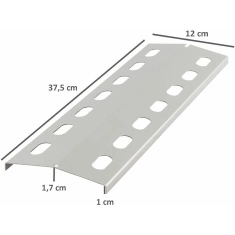 BBQ-Toro Distributeur De Flamme En Acier Inoxydable Pour Gril à Gaz | 37,5 X 12 Cm | Couvercle Du Brûleur 2 BBQ-Toro Distributeur De Flamme En Acier Inoxydable Pour Gril à Gaz | 37,5 X 12 Cm | Couvercle Du Brûleur – Image 2