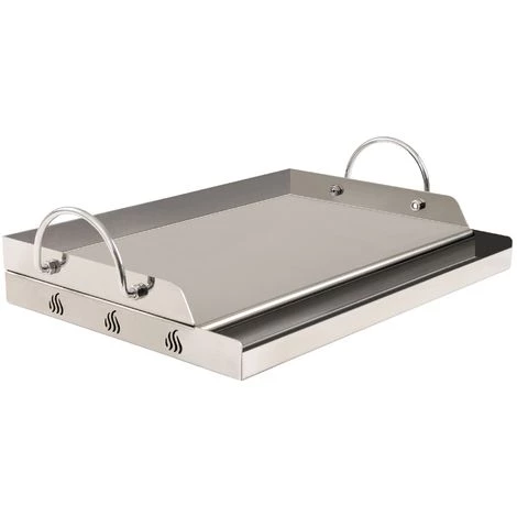BBQ-Toro Plaque De Grill Universelle En Acier Inoxydable | 51 X 32 Cm | Plancha De BBQ 1 BBQ-Toro Plaque De Grill Universelle En Acier Inoxydable | 51 X 32 Cm | Plancha De BBQ