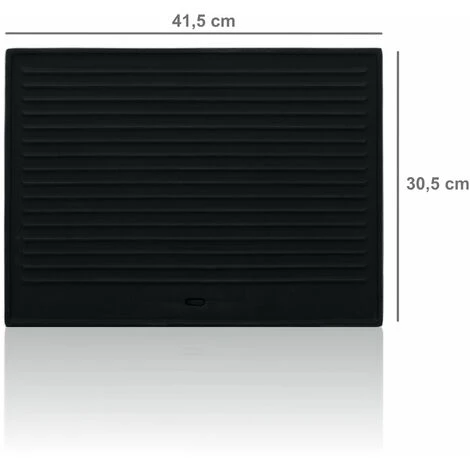 BBQ-Toro Plaque De Gril En Fonte 41,5 X 31 Cm | Plaque Réversible, émaillée 2 BBQ-Toro Plaque De Gril En Fonte 41,5 X 31 Cm | Plaque Réversible, émaillée – Image 2