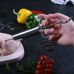 BBQ-Toro Seringue à Mariner En Acier Inoxydable | Seringue à Rôtir Avec 2 Aiguilles 9 BBQ-Toro Seringue à Mariner En Acier Inoxydable | Seringue à Rôtir Avec 2 Aiguilles -Accessoires de barbecue Soldes 18087178 5