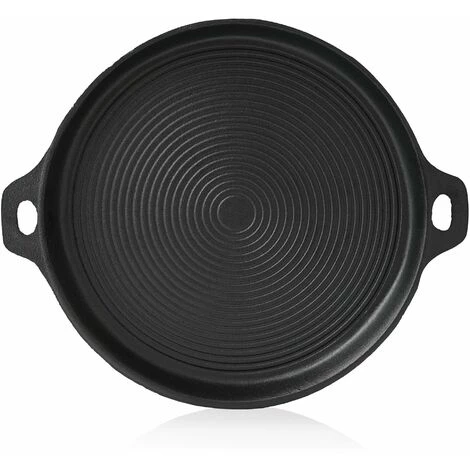BBQ-Toro Plancha En Fonte | Ø 35 Cm | Plaque De Grillage, Poêle à Griller 1 BBQ-Toro Plancha En Fonte | Ø 35 Cm | Plaque De Grillage, Poêle à Griller