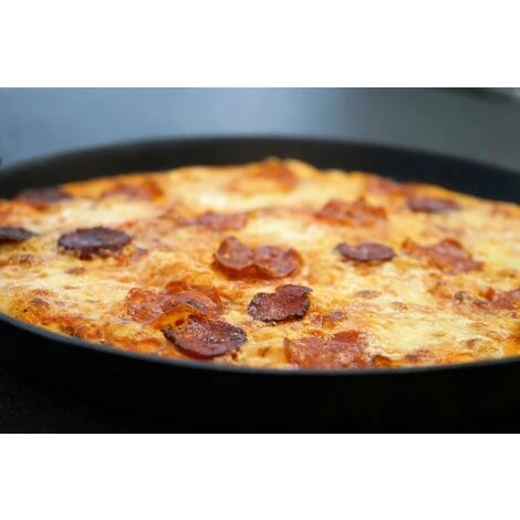 BBQ-Toro Plancha En Fonte | Ø 35 Cm | Plaque De Grillage, Poêle à Griller 4 BBQ-Toro Plancha En Fonte | Ø 35 Cm | Plaque De Grillage, Poêle à Griller – Image 4