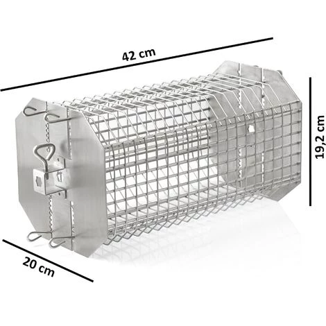 BBQ-Toro Panier De Cuisson Pour Tournebroche | Universel | Acier Inoxydable 3 BBQ-Toro Panier De Cuisson Pour Tournebroche | Universel | Acier Inoxydable – Image 3