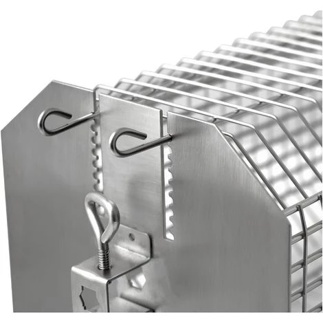 BBQ-Toro Panier De Cuisson Pour Tournebroche | Universel | Acier Inoxydable 4 BBQ-Toro Panier De Cuisson Pour Tournebroche | Universel | Acier Inoxydable – Image 4
