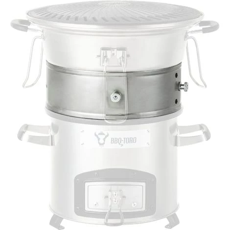 BBQ-Toro Anneau De Puissance Pour Four-fusée | Acier Inoxydable | Réglable 4 BBQ-Toro Anneau De Puissance Pour Four-fusée | Acier Inoxydable | Réglable – Image 4