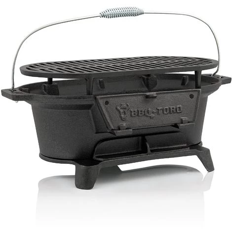 BBQ-Toro Barbecue En Fonte Avec Grille De Cuisson | 50 X 25 X 23 Cm | Grill 1 BBQ-Toro Barbecue En Fonte Avec Grille De Cuisson | 50 X 25 X 23 Cm | Grill