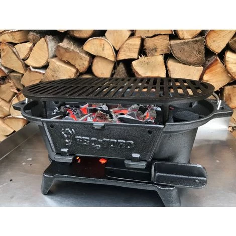 BBQ-Toro Barbecue En Fonte Avec Grille De Cuisson | 50 X 25 X 23 Cm | Grill 4 BBQ-Toro Barbecue En Fonte Avec Grille De Cuisson | 50 X 25 X 23 Cm | Grill – Image 4