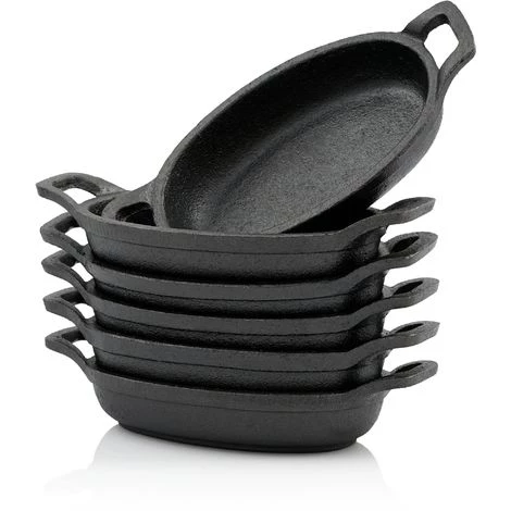 BBQ-Toro Set De Casseroles De Service | 6 Pièces | Grilles En Fonte 1 BBQ-Toro Set De Casseroles De Service | 6 Pièces | Grilles En Fonte