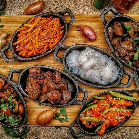 BBQ-Toro Set De Casseroles De Service | 6 Pièces | Grilles En Fonte 2 BBQ-Toro Set De Casseroles De Service | 6 Pièces | Grilles En Fonte – Image 2