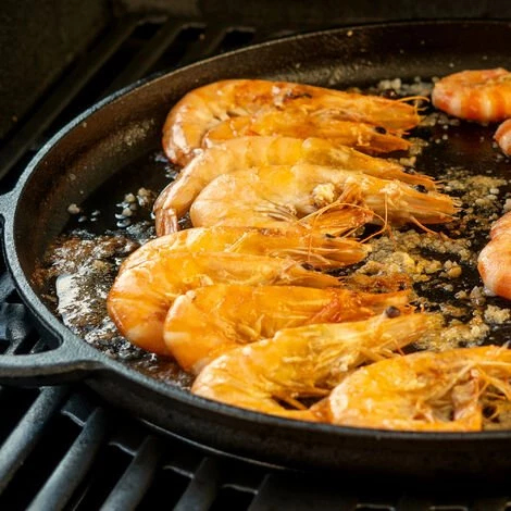 BBQ-Toro Poêle De Service | Ø 35 Cm - Rond | Plaque à Griller En Fonte, Plaque 2 BBQ-Toro Poêle De Service | Ø 35 Cm - Rond | Plaque à Griller En Fonte, Plaque – Image 2