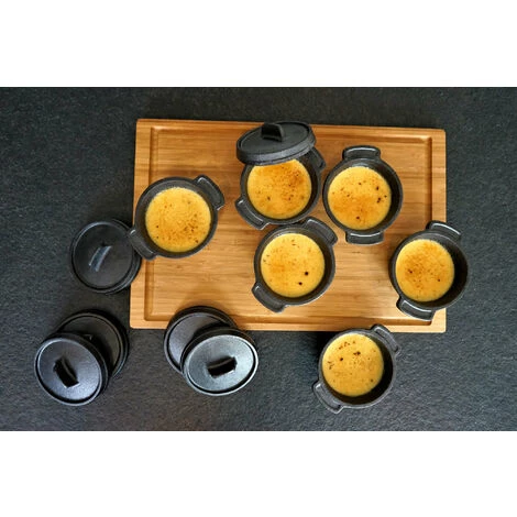 BBQ-Toro Mini Dutch Oven (6 Pièces) | Ø 11 Cm | Déjà Brûlée - Pré-assaisonné 4 BBQ-Toro Mini Dutch Oven (6 Pièces) | Ø 11 Cm | Déjà Brûlée - Pré-assaisonné – Image 4